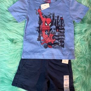 Marvel Spider-Man Blue Outfit Toddler Boys
